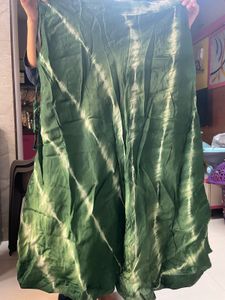 Green Tie-Dye Ethnic lehenga