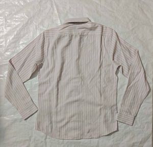 Men's Pink Striped Button-Down Shirt