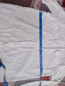 Cream Collared Button-Up Shirt