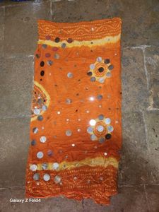 Vibrant Mirror Work Dupatta
