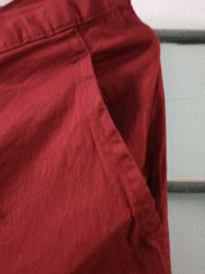 Stylish Maroon Trousers