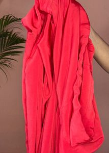 Vibrant Red Dhoti Pants