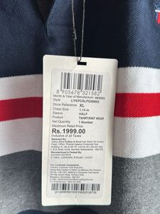 Louis philippe Striped Polo Shirt