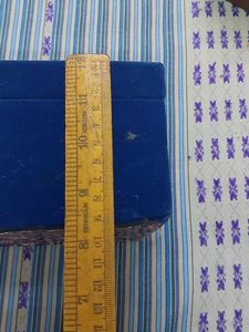 Blue Velvet Storage Box