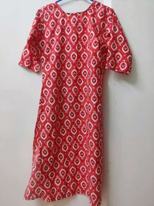 Women's Digital Printed A-line Kurti,Boho Earrings