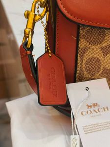 Coach Tabby Rust 🧡 plain leather