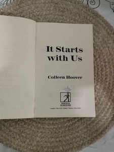 It Starts With Us by Colleen Hoover