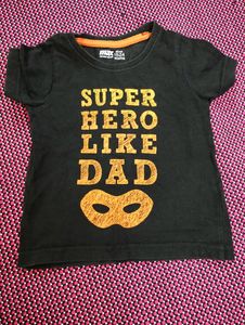 Kids T Shirts - Combo 6 With Free Kid Slippers