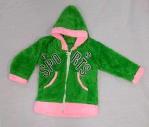 Kids Set of 2 (Green+orange) Sports Tracksuit