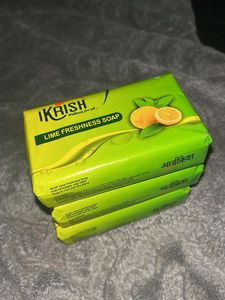 Krish Lime Freshness Soap - Pack of 3