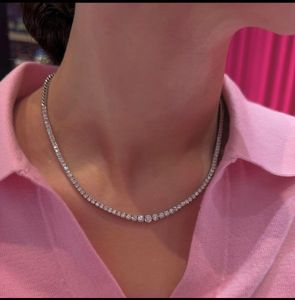 Elegant Diamond Tennis Necklace