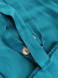 Teal Strappy Culottes trousers