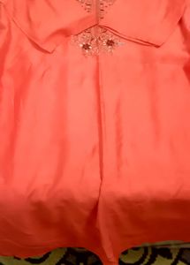 Embroidered Orange suit