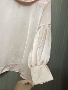 PURE SATIN MYND BRANDED TOP FOR M &amp;L