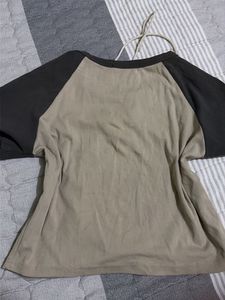Varsity Style Lace-Up T-Shirt
