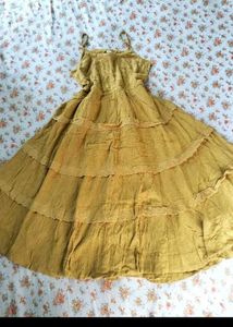 Mustard Bohemian Maxi Dress