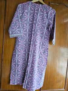 New Lilac Floral Print Kurta