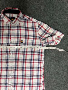 Y2k Men's checks boxy shirt