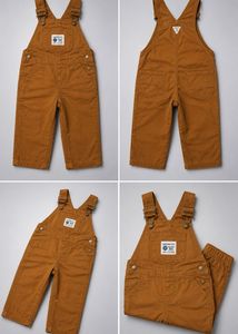 Carter's Baby Boys Brown Overalls Dungarees