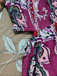 Paisley Print Maxi Dress