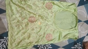 Beautiful Red &amp; Green Ombre lehanga