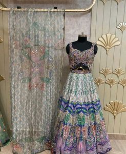 Vibrant Embellished Lehenga Choli Set