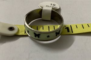 Cute Butterfly &amp; Star Glow In the Dark Unisex Ring