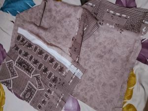 Fully Printed Saree With Blouse
