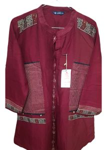 Maroon Kurti With Tag