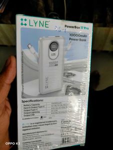 LYNE 10000mAh Fast Charging Power Bank