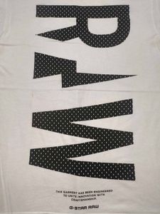 G-Star RAW Big Logo Graphic White T-Shirt