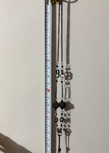 set of 4 silver oxidised funky jewelleries