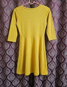 Cute Yellow Mini Dress