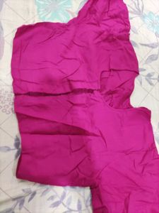 Vibrant Pink Ethnic Blouse pack of 4