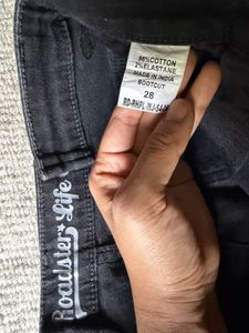 Roadster Black Bootcut Jeans
