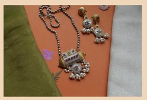 Ethnic Necklace & Earring Set