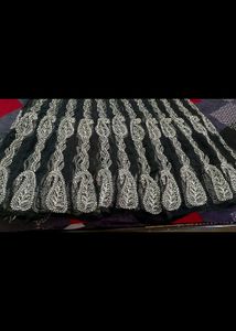 Black Embroidered Chikan Kari Kurti