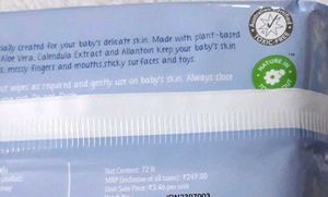 The Moms Co. Natural Baby Water Wipes