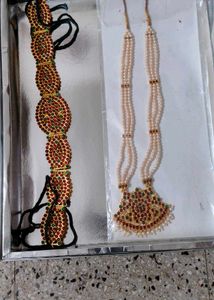 Traditional Bharatnatyam Jewellery Set