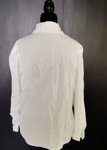 Classic White Button-Down Shirt