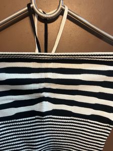 Striped Cropped Tube Top