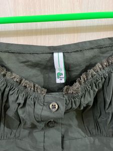 Newmw Chic Puff Sleeve Button-Up Top