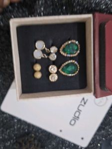 Set of 4 Elegant Earrings