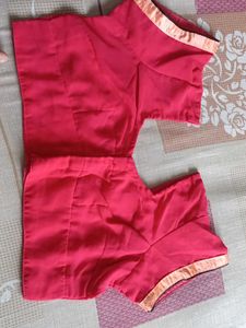 Combo of Elegant Peach and casual mustard saree