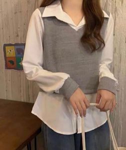 Korean Vest + top combo