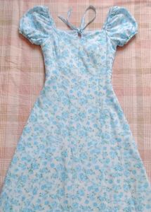 Cute Floral Print Summer Dress