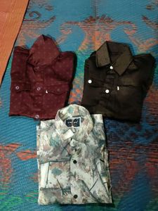 boys s Shirts (Set of 3)