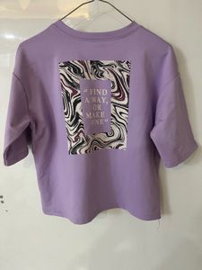 Purple Graphic T-Shirt