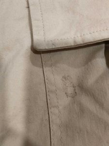 Men's Beige Cargo Shorts