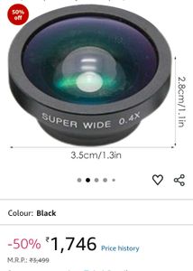 Super wide Clip-on Lens for Phone Camera